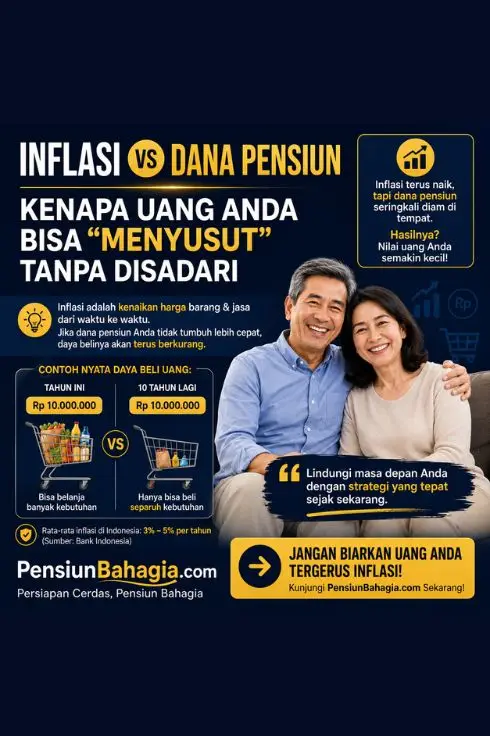 Inflasi vs Dana Pensiun: Kenapa Uang Anda Bisa “Menyusut” Tanpa Disadari